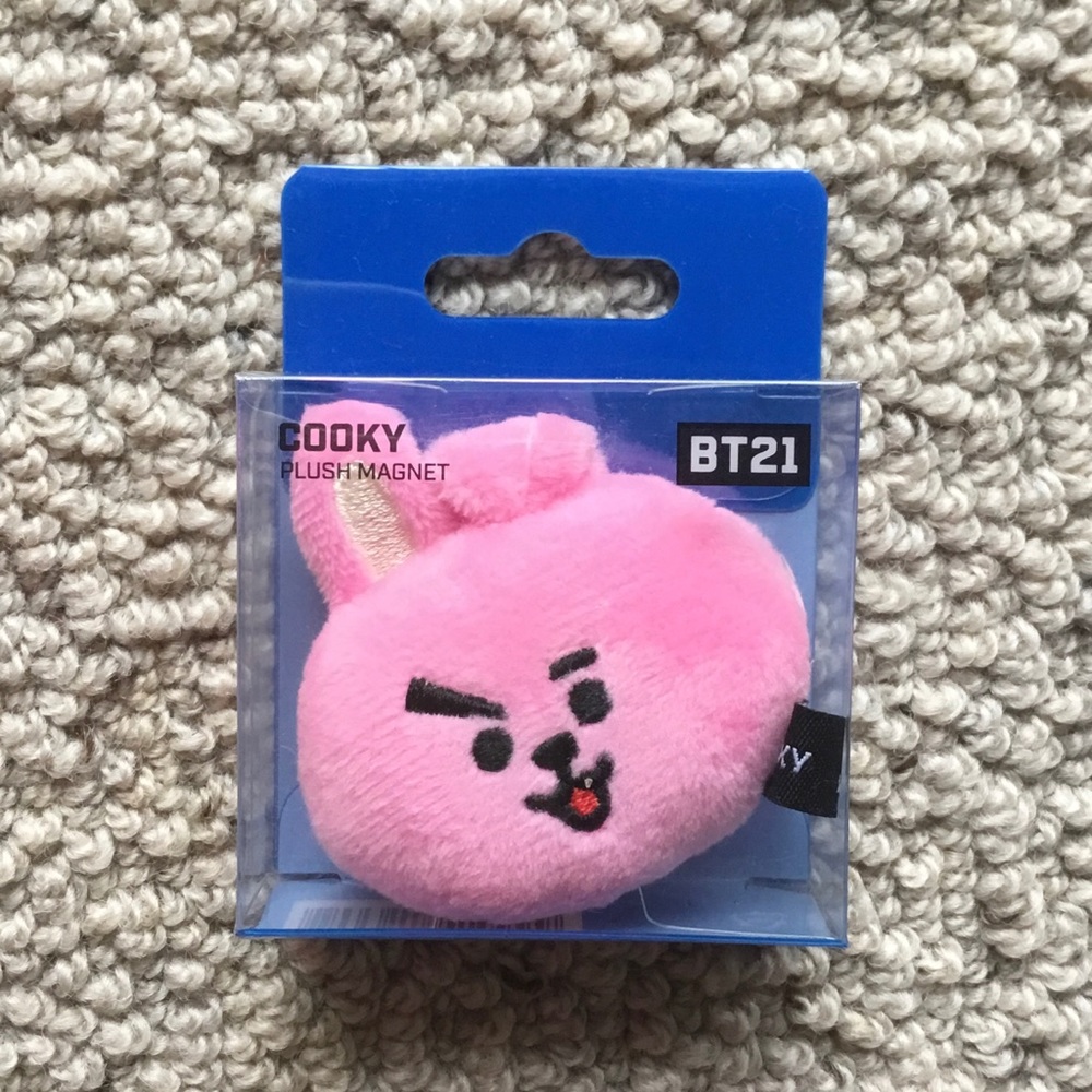 BT21 COOKY Official Line Friends Plush Magnet.